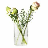 Arctic glass vase, large clear, no:6110301. Nytillverkat 2018 av Warm Nordic A/S, Danmark
