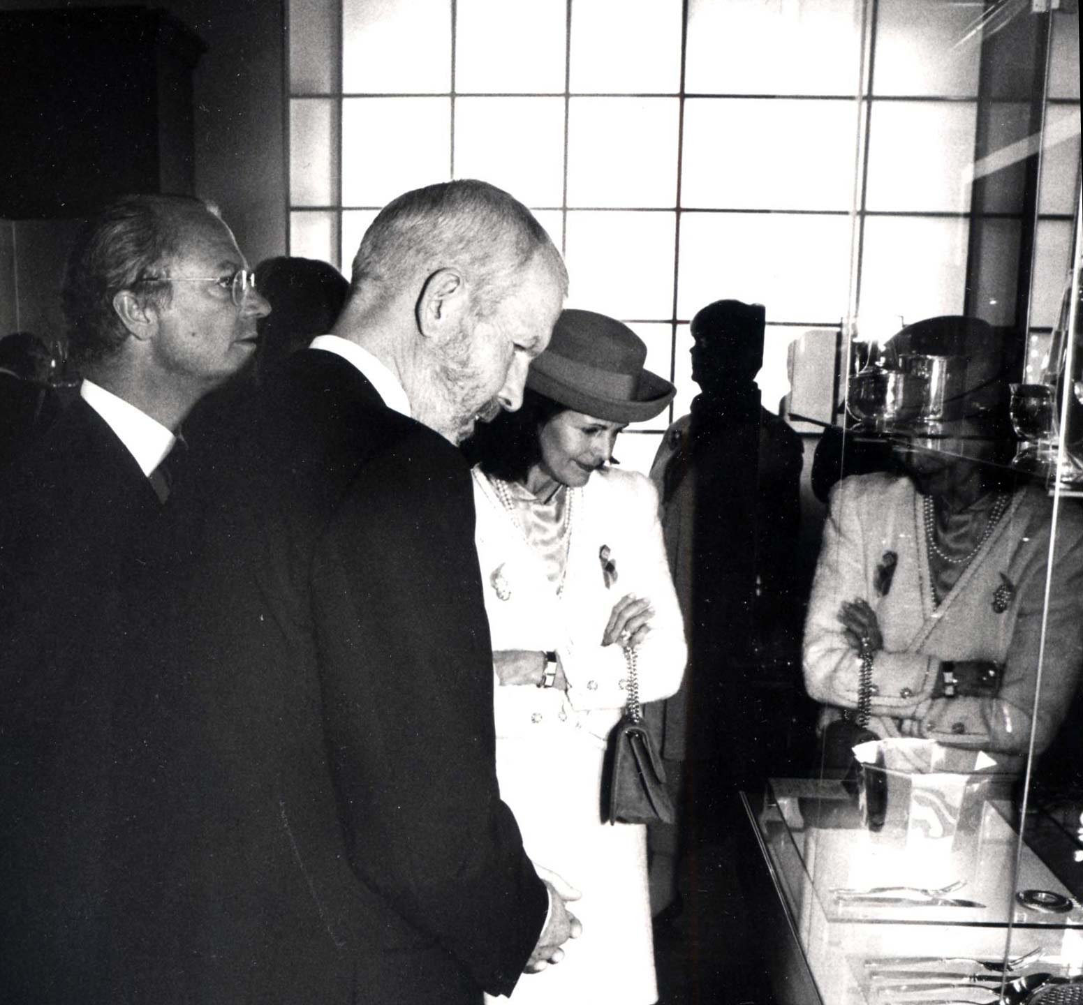 Kungen och Drottningen besöker Cyrénsalen 1996