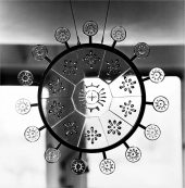 Lilla Hjulet, tillverkad i två ex för utställningen Fest i Stockholm, 1961, foto: John Selbing