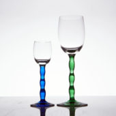 Nobel sherry (blått ben) vitt vin (grönt ben)