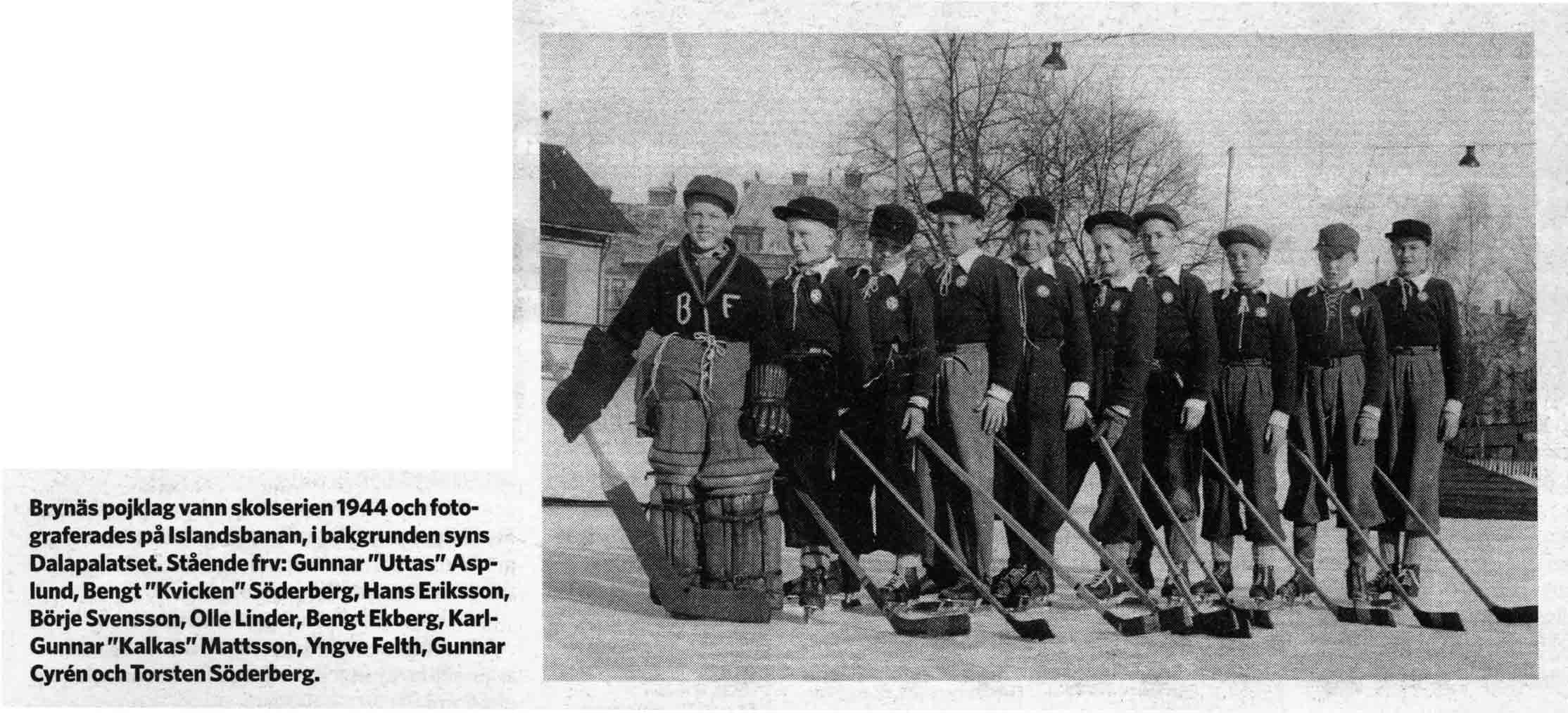 Brynäs, skolseriemästare 1944