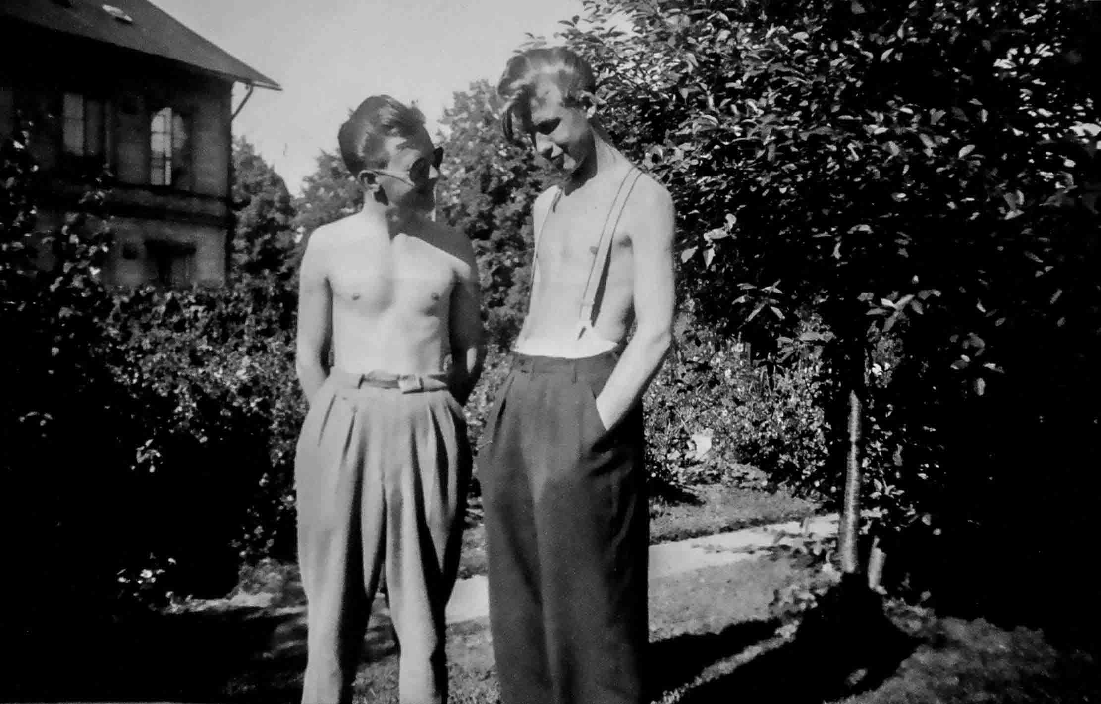 Curt Holm och Gunnar Cyrén, 1946