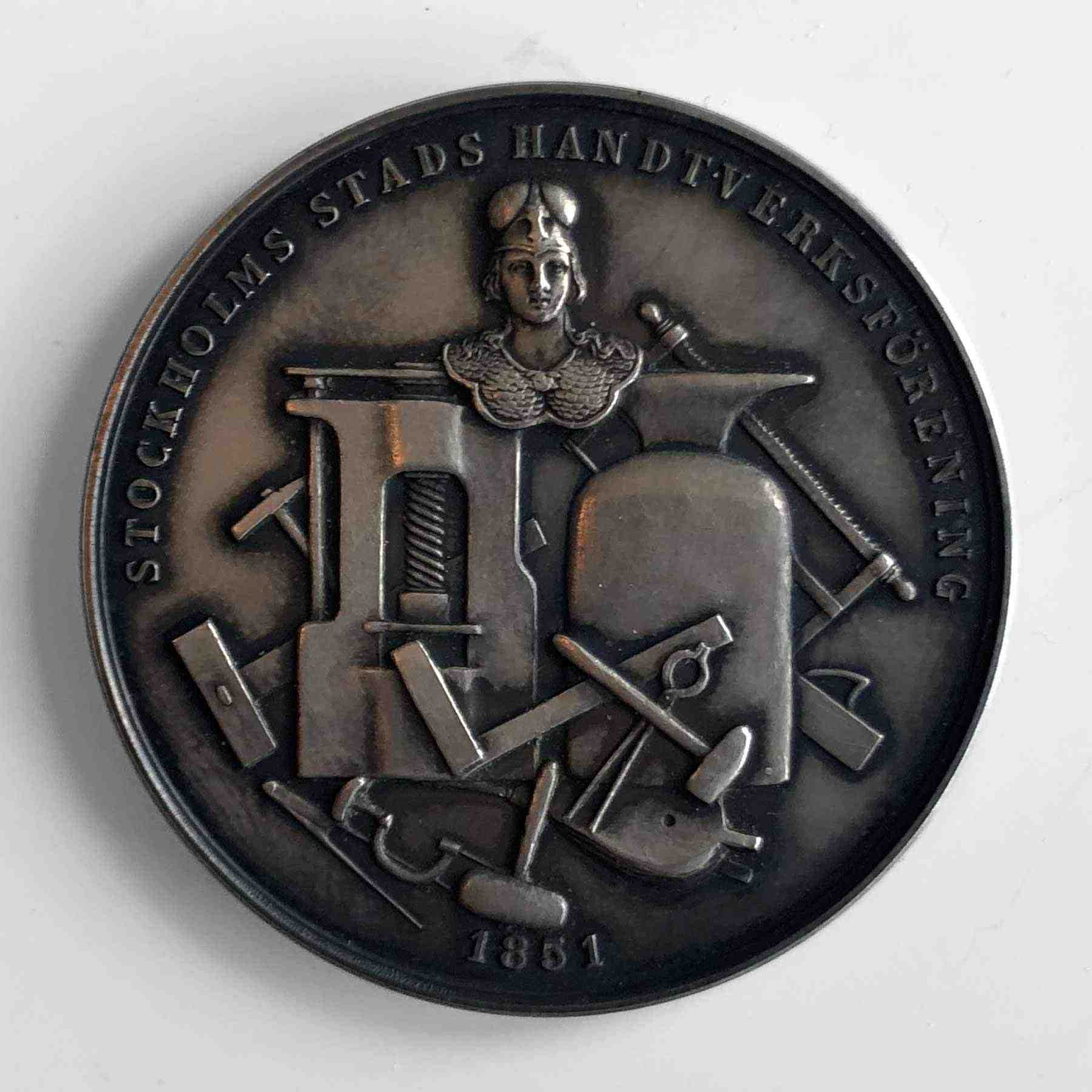 Stockholms Stads Hantverksförenings medalj, 1956
