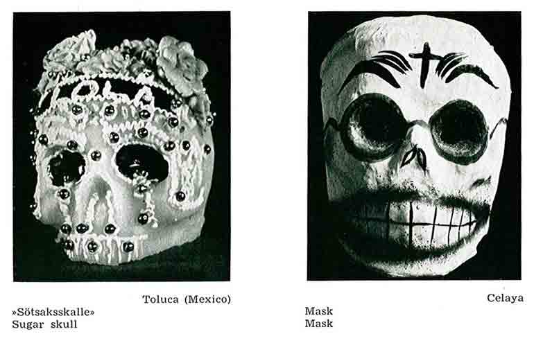 Masker från Mexikanska utställningen på Liljevalchs