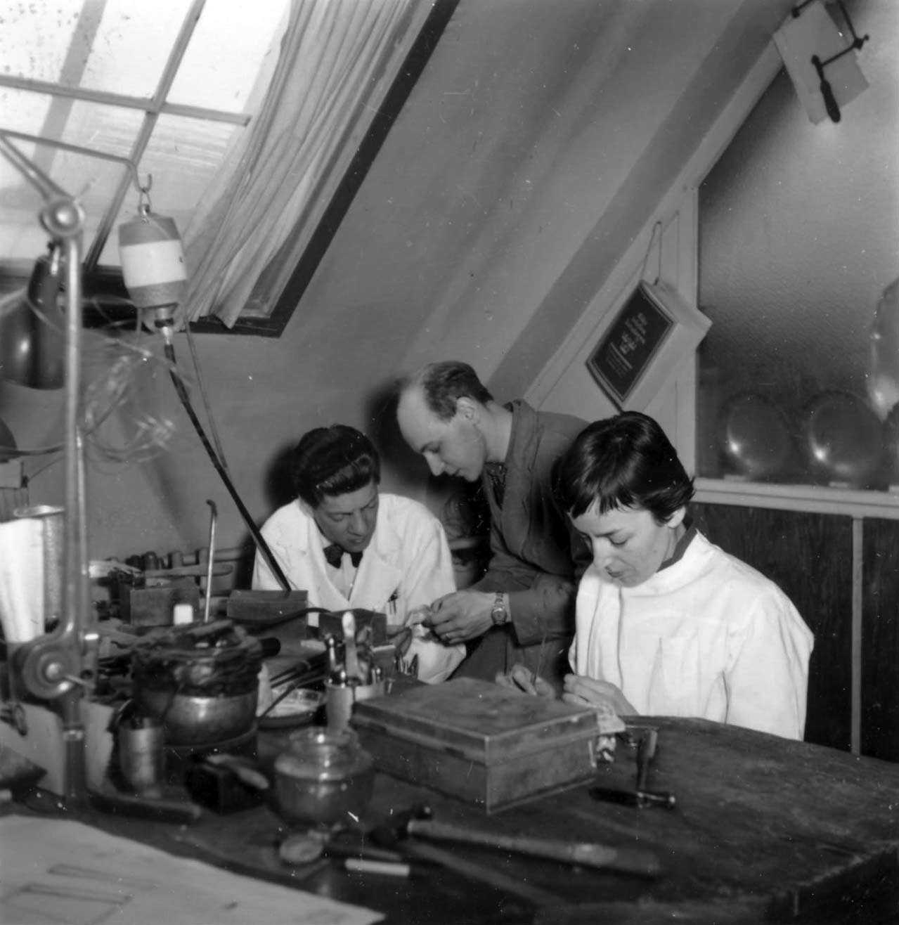 Heintz Decker, Olle Ohlsson samt Vera Fernlöv, Hallbergs 1957