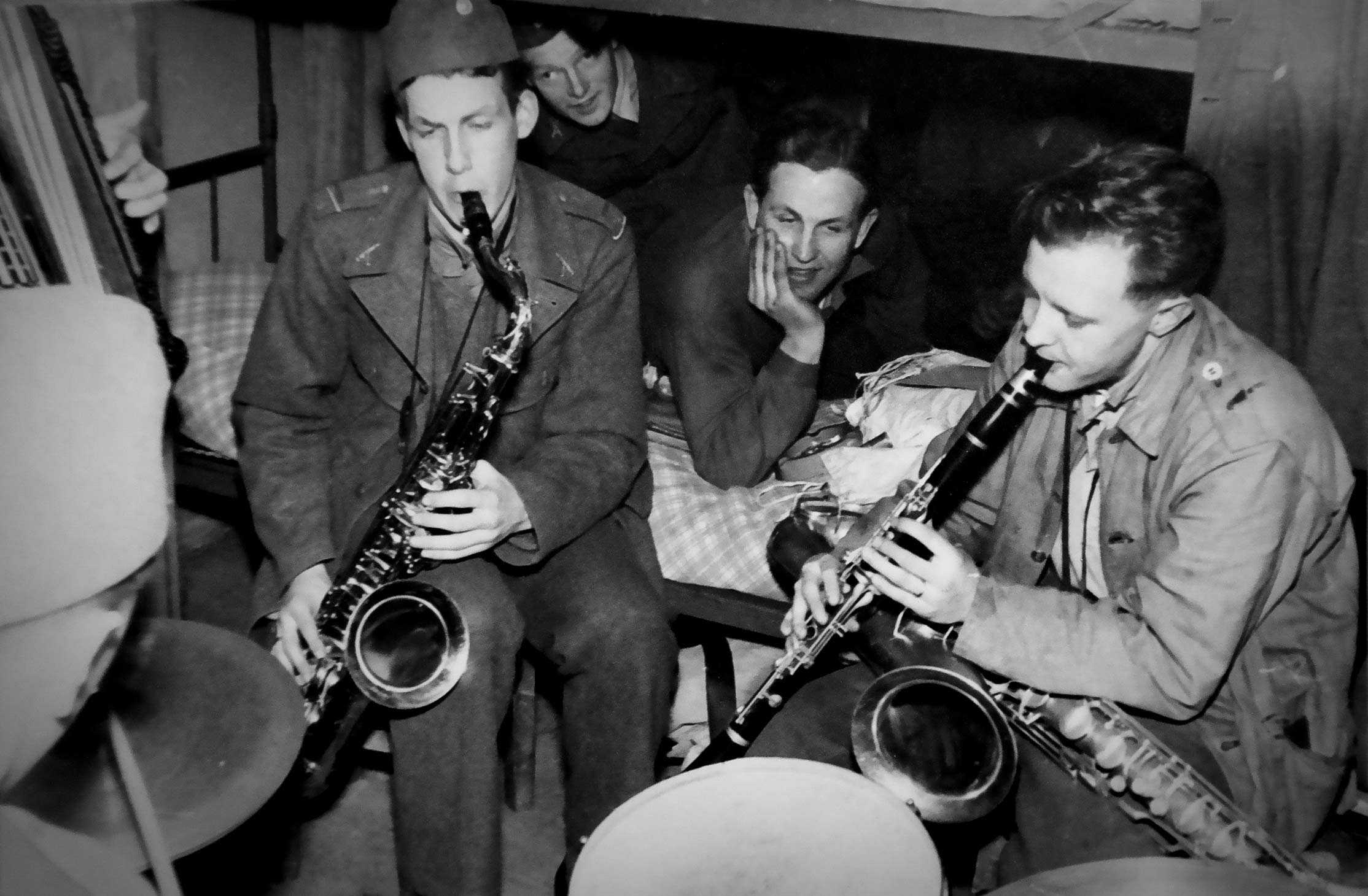 Jazz på luckan, militärtjänstgöring 1952