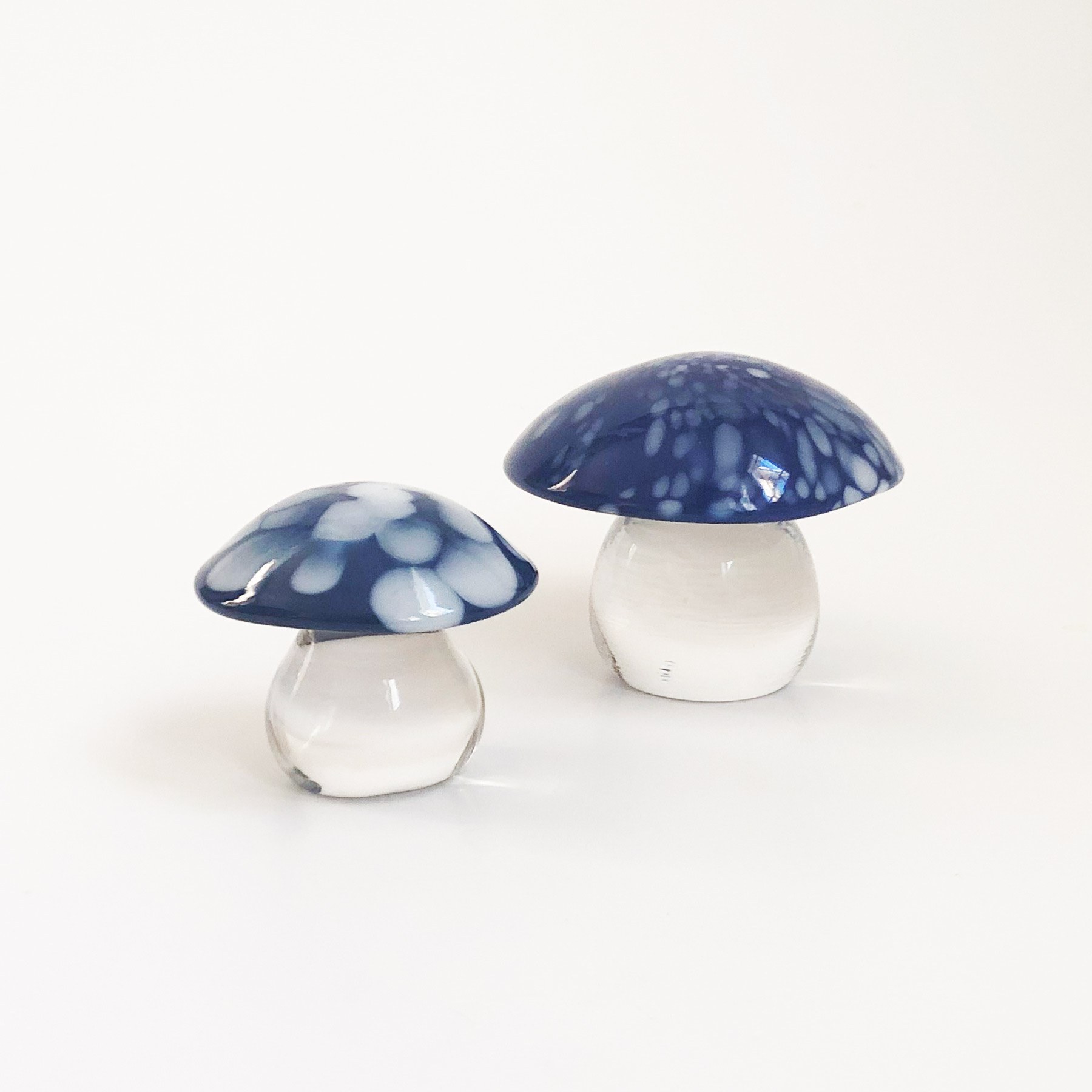 Blå glasvampar