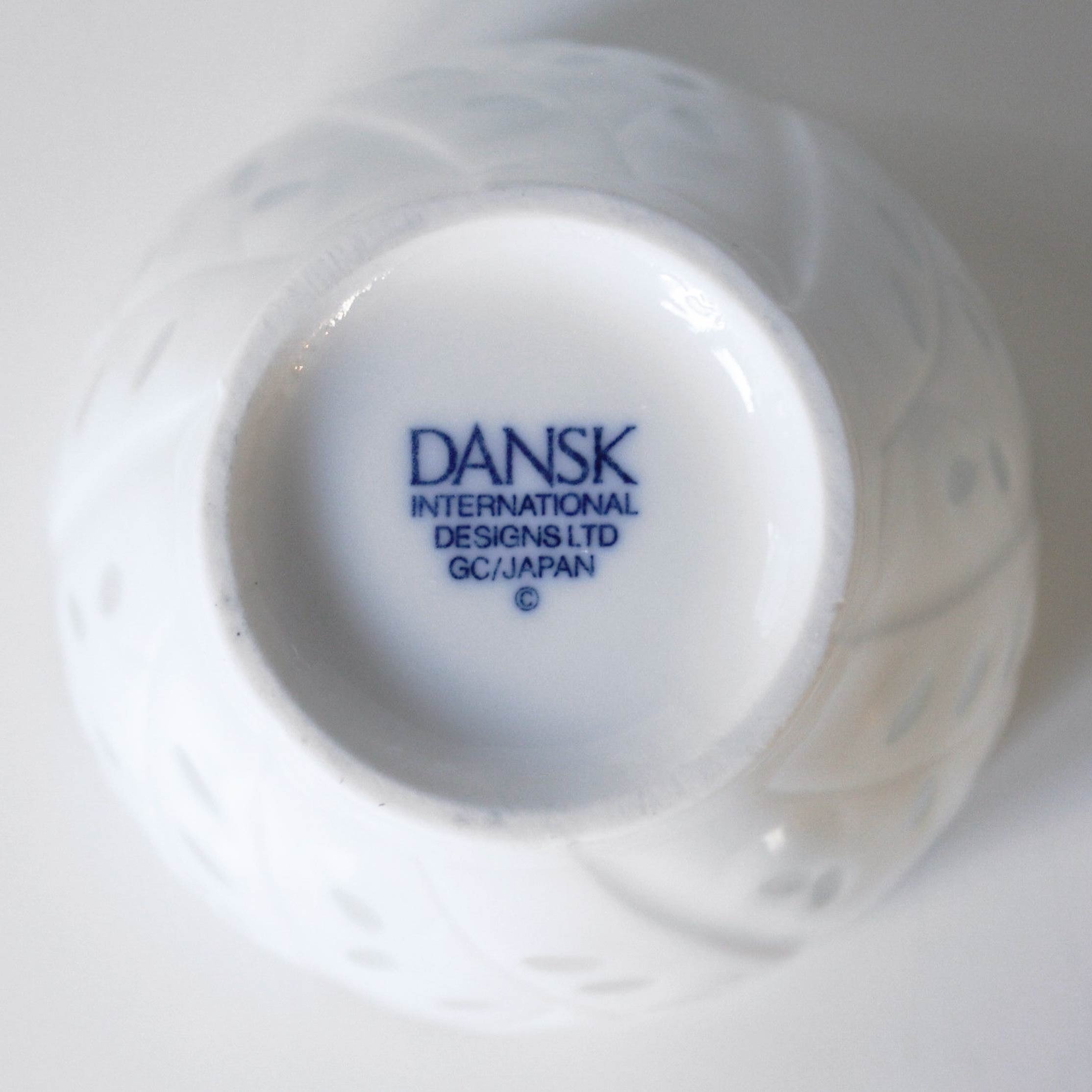 Dansk Design Ltd, logomärkning porslin, 70-tal