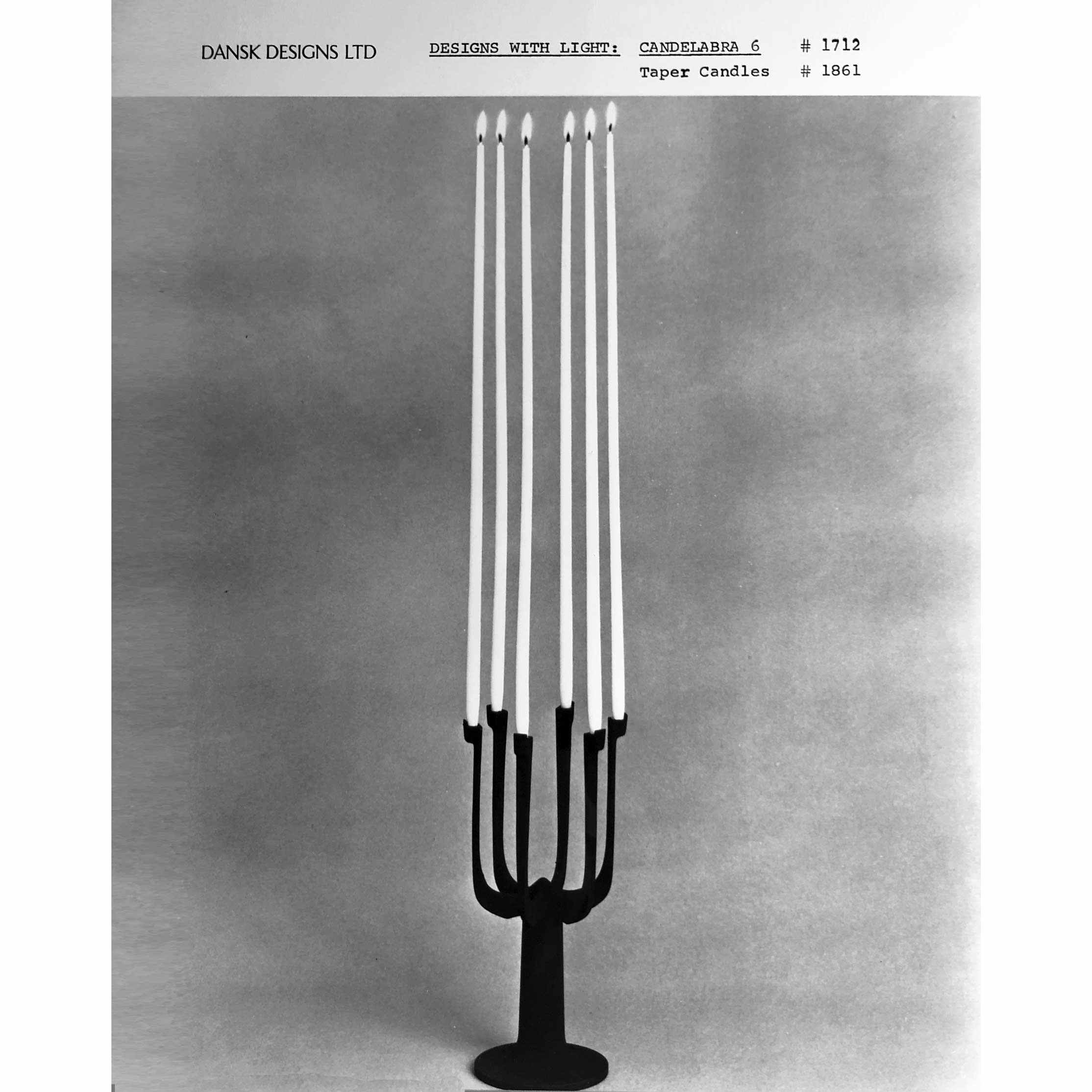 Design w Light, Iron candelabra nr:1712