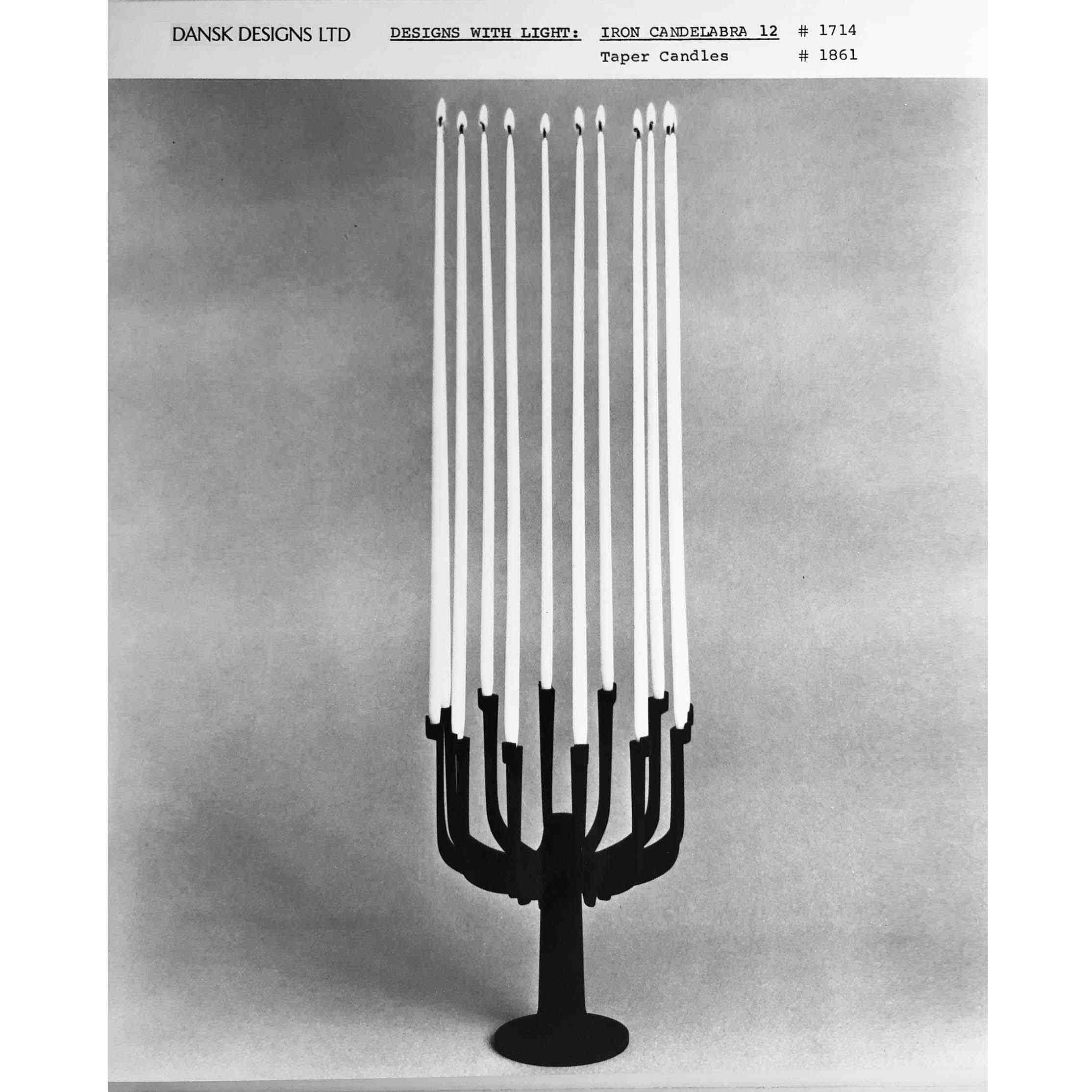 Design w Light, Iron candelabra nr:1714