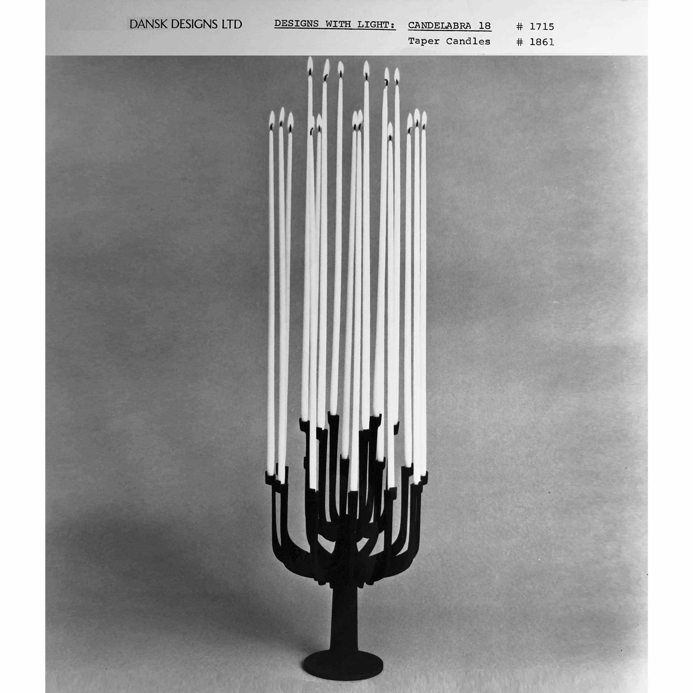 Design w Light, Iron candelabra nr:1715