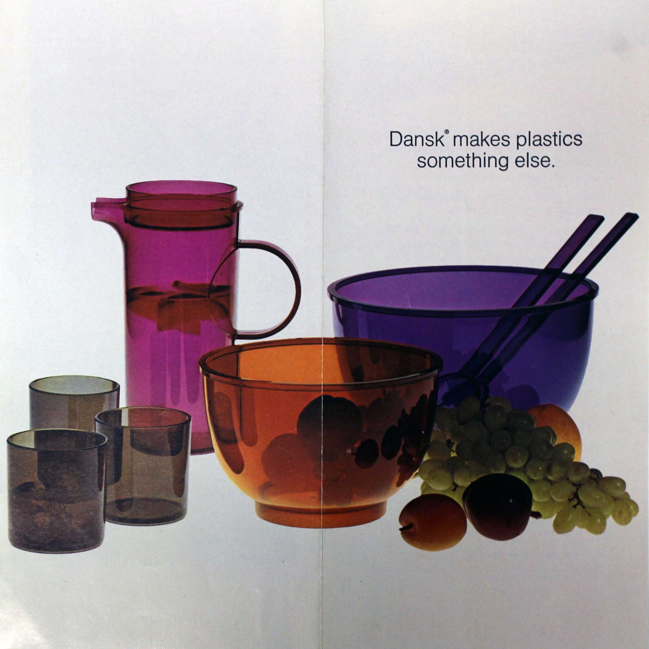 Dansk Gourmet Designs Ltd, annons, Plastic medley, 1971.